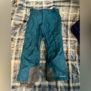 Columbia Blue Omni-Shield Men’s Ski Pants